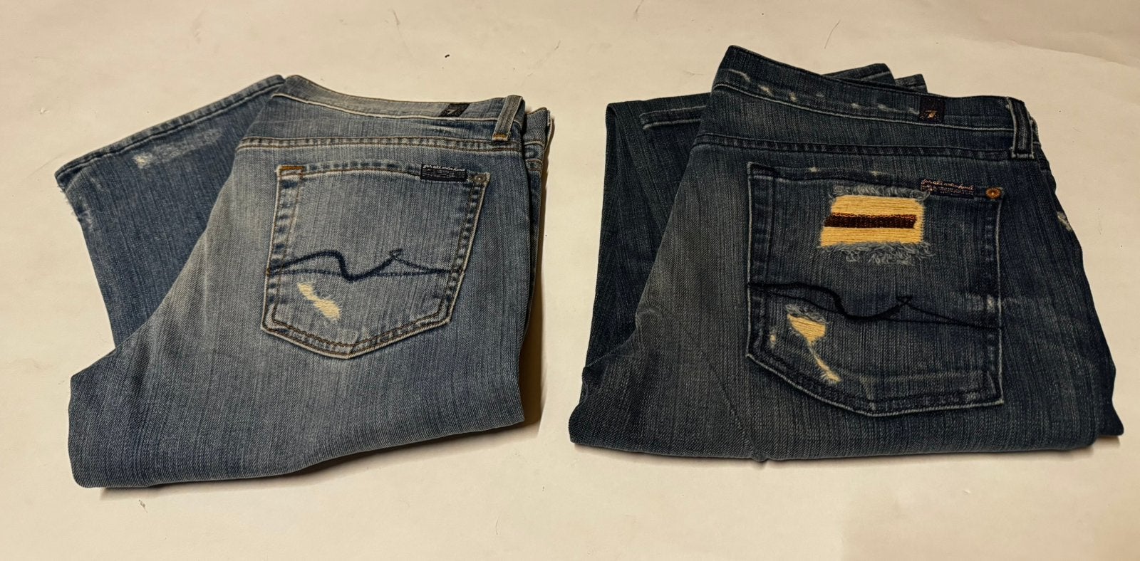 7 For All Mankind damesjeans - nieuw., Ophalen of Verzenden, Nieuw, Blauw, W30 - W32 (confectie 38/40)