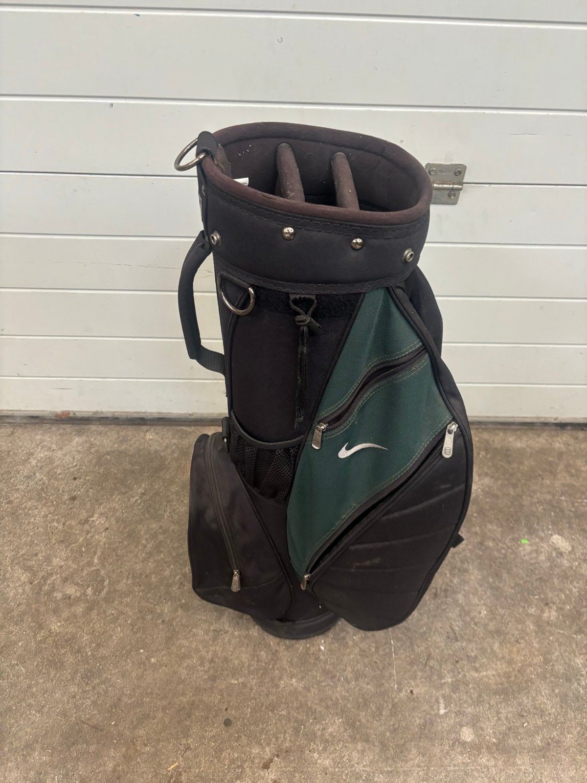 Nike golftas - Zwart/Groen - Gebruikt, Sport en Fitness, Ophalen of Verzenden, Gebruikt, Tas, Overige merken