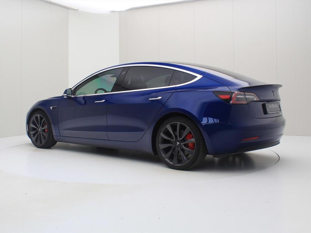 Tesla Model 3 Performance AWD 486pk 75 kWh [ FSD+AUTOPILOT+5, Auto's, Tesla, Automaat, Gebruikt, Zwart, Blauw