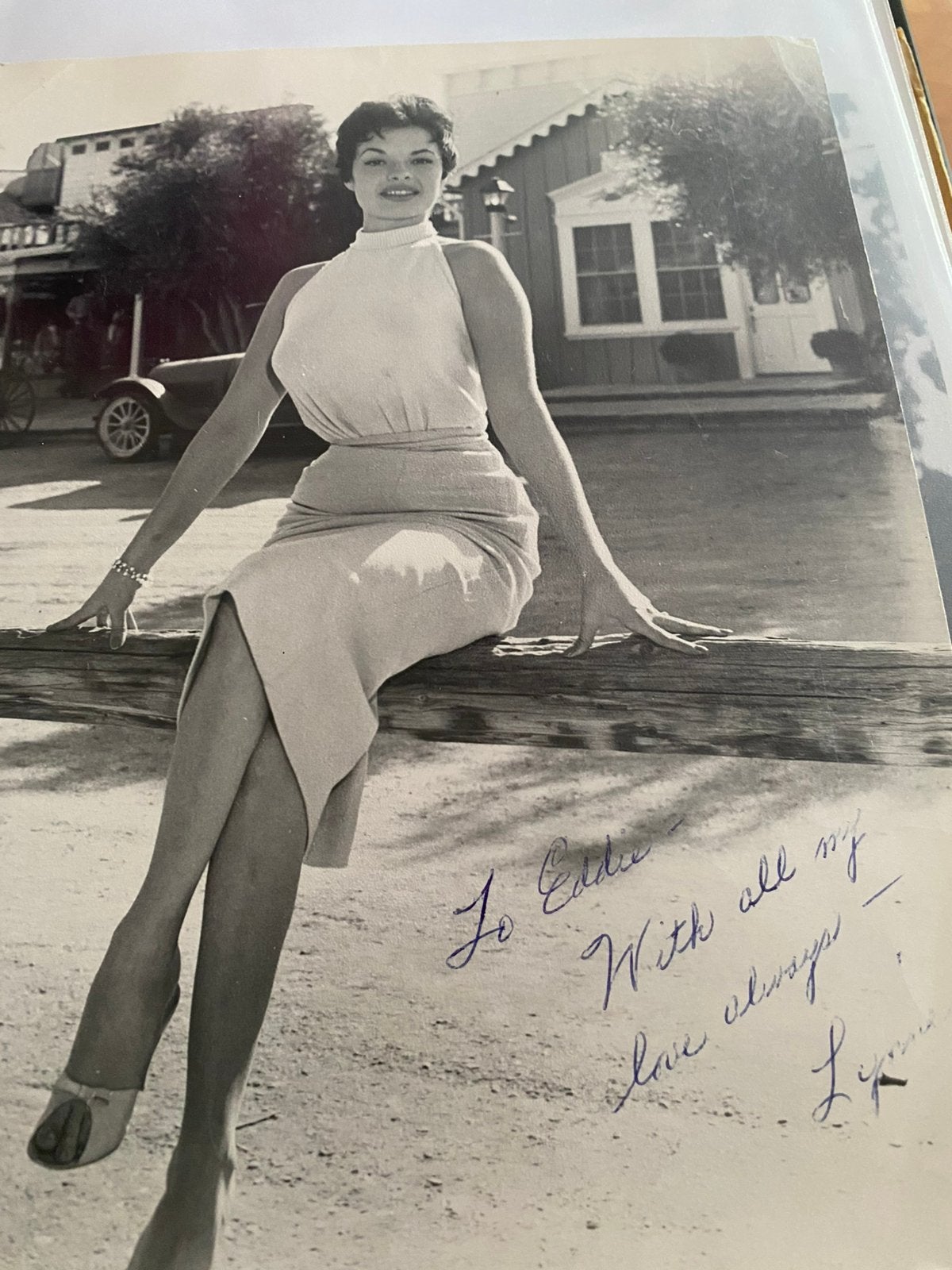Filmster handtekening lynn barton, Ophalen of Verzenden, Zo goed als nieuw, Foto of Kaart