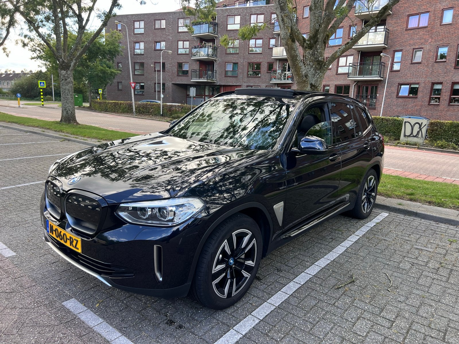 BMW iX3 286pk Aut 2021 Zwart %100(SOH)zeer nette, Automaat, 34 min, Achterwielaandrijving, 750 kg
