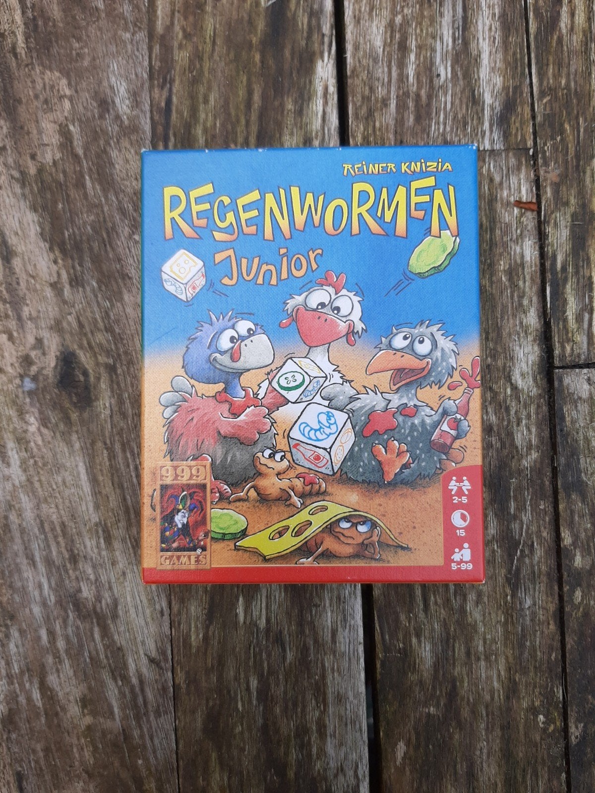Regenwormen junior dobbelspel regen wormen, Hobby en Vrije tijd, Ophalen of Verzenden