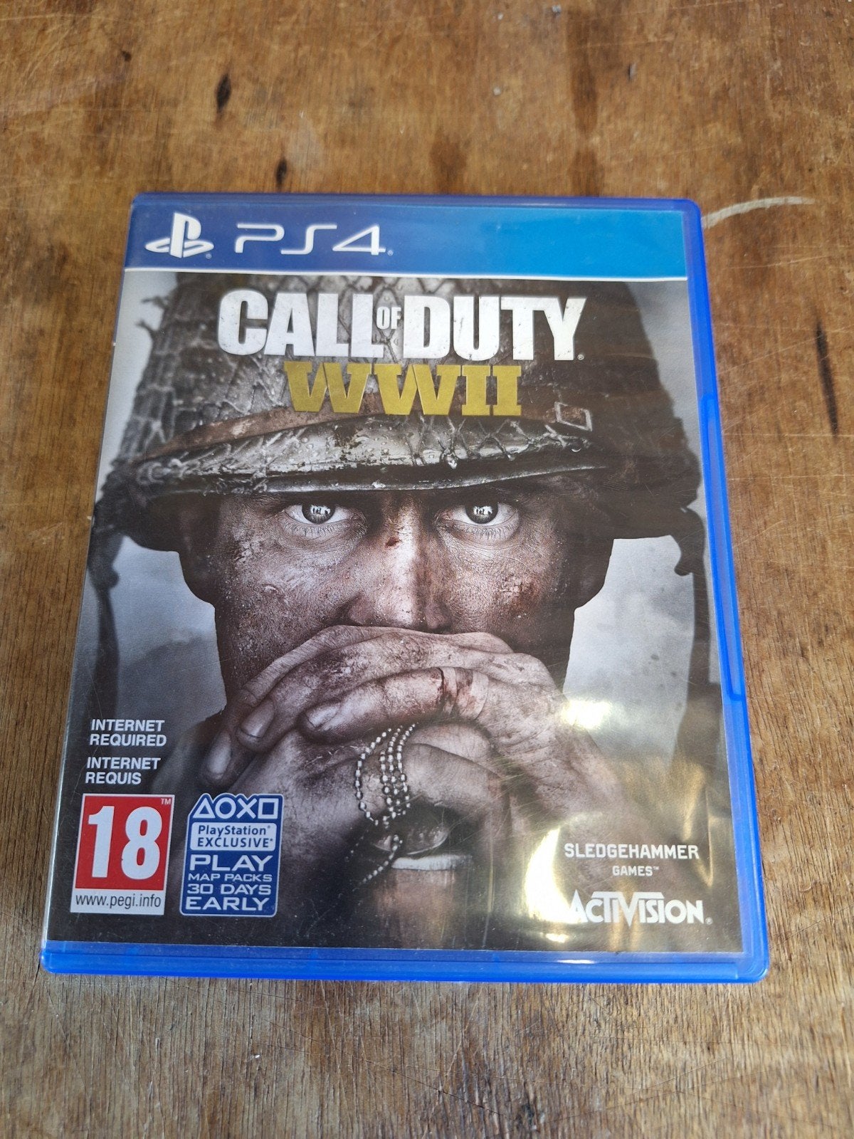 Call of Duty WWII PS4 - Zo goed als nieuw, Spelcomputers en Games, Online, Vanaf 18 jaar, Shooter, 1 speler