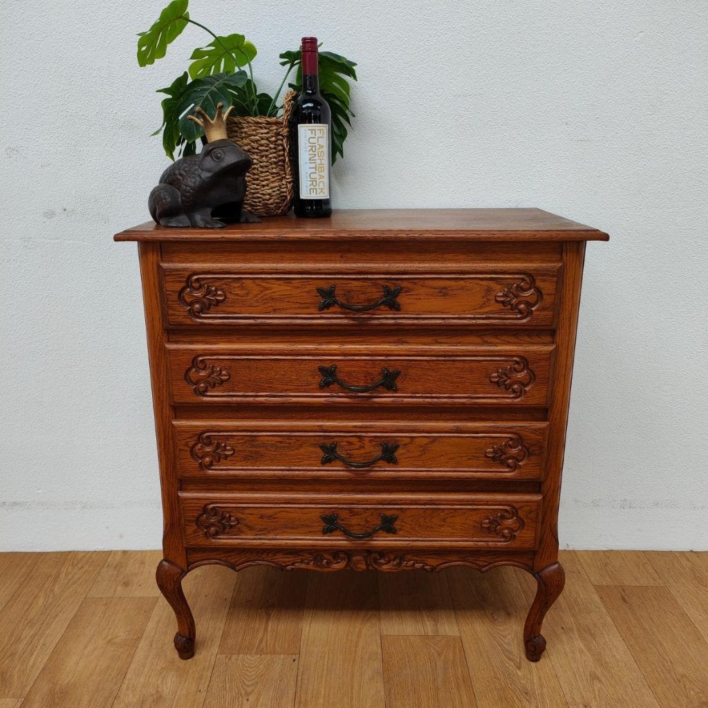Vintage landelijk ladekastje ladekast halkastje 509, Huis en Inrichting, Kasten | Ladekasten, Valkenswaard, Gebruikt, Info@flashbackfurniture.nl