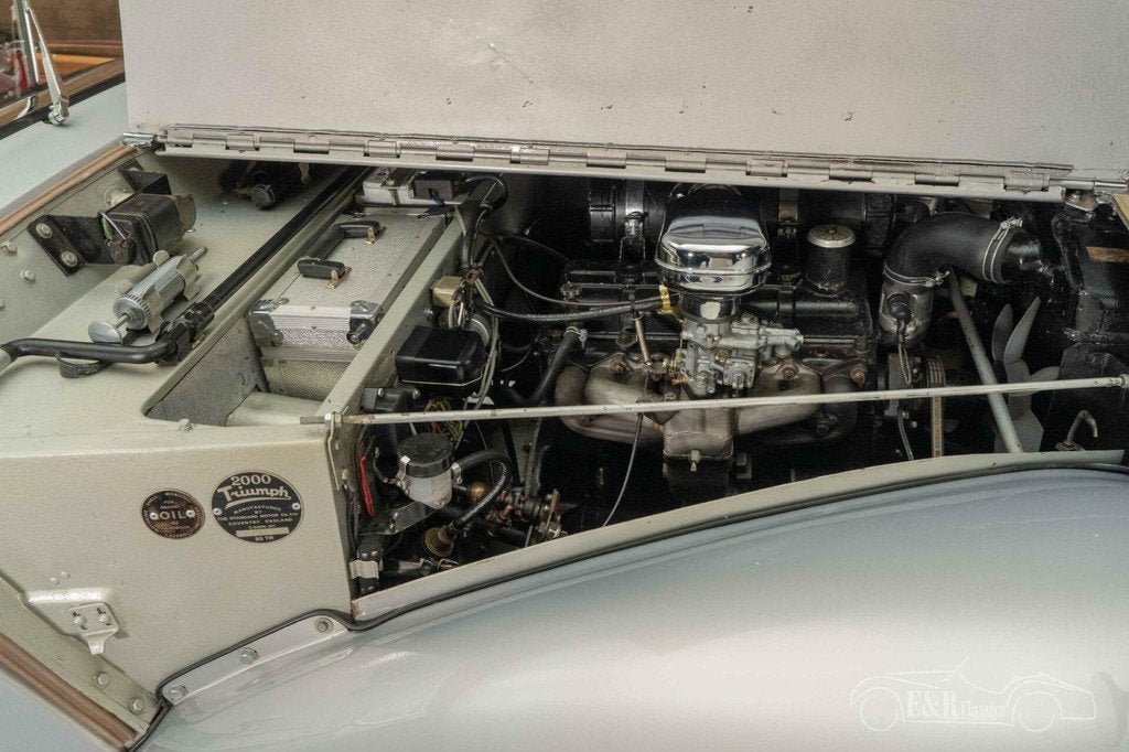 Triumph Roadster 2000 | Gerestaureerd | Zeldzaam | 1949, Auto's, Achterwielaandrijving, Cabriolet, 4 stoelen, Triumph