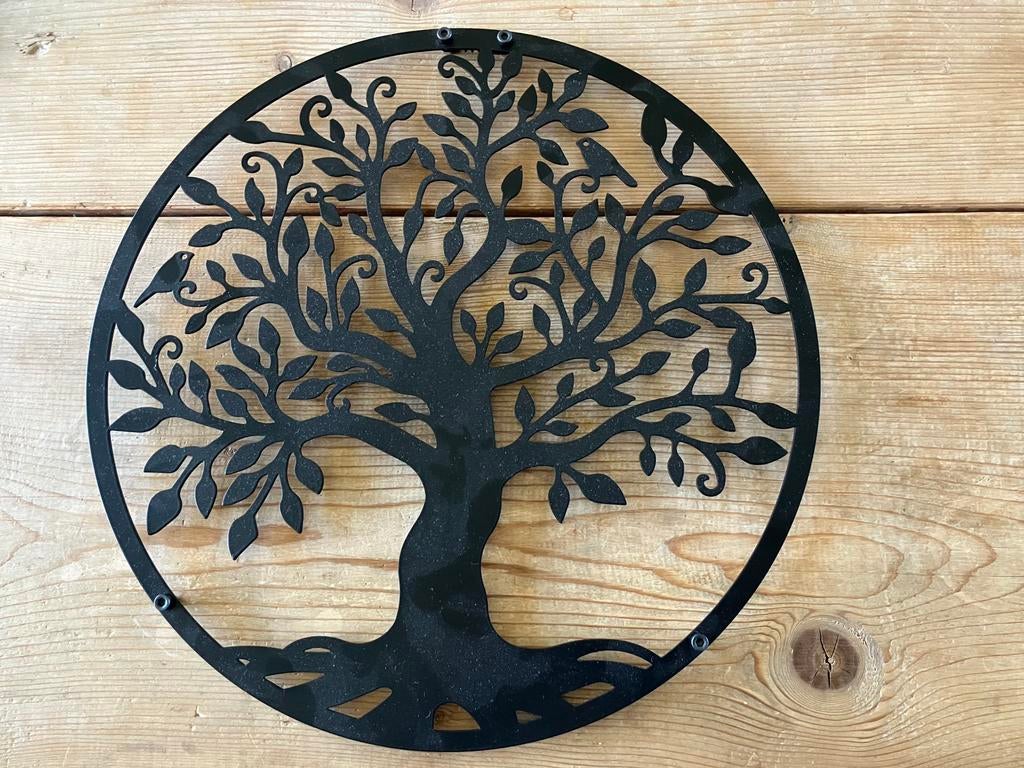 Metalen levensboom , Muurdecoratie, woonkamer, Ophalen, Nieuw