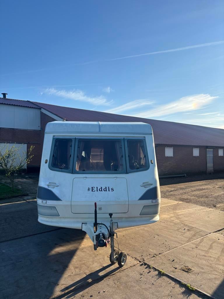 Elddis Hurricane EX300 caravan met voortent en luifel, Caravans en Kamperen, Caravans, Standaardzit, Elddis, 750 - 1000 kg, Particulier