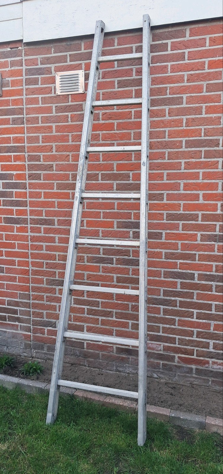 Ladder aluminium., Ophalen, Gebruikt, Ladder, 2 tot 4 meter
