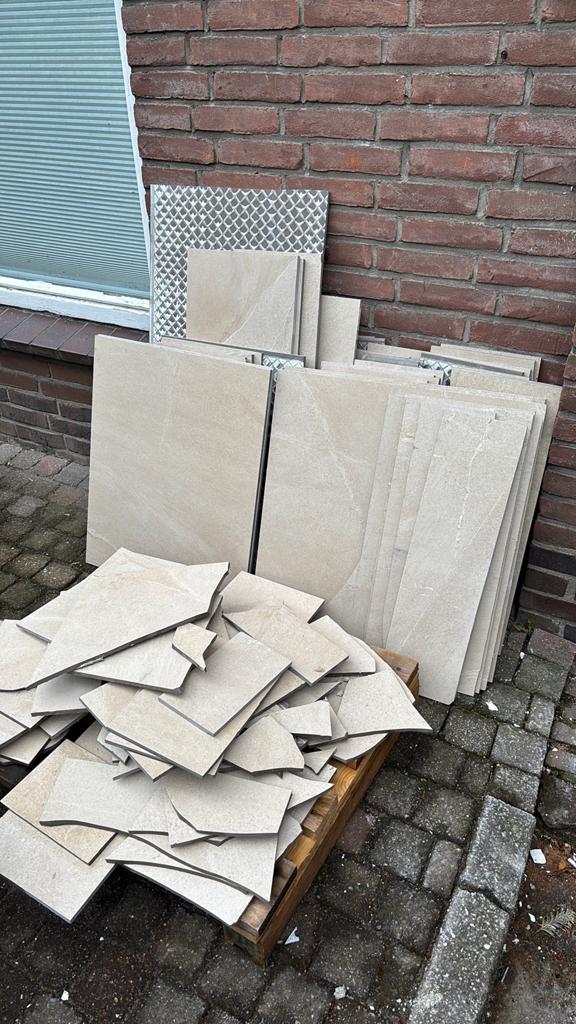 Tegels van snijverlies voor mozaïek?, Ophalen, 60 cm of meer, Minder dan 5 m², Wandtegels