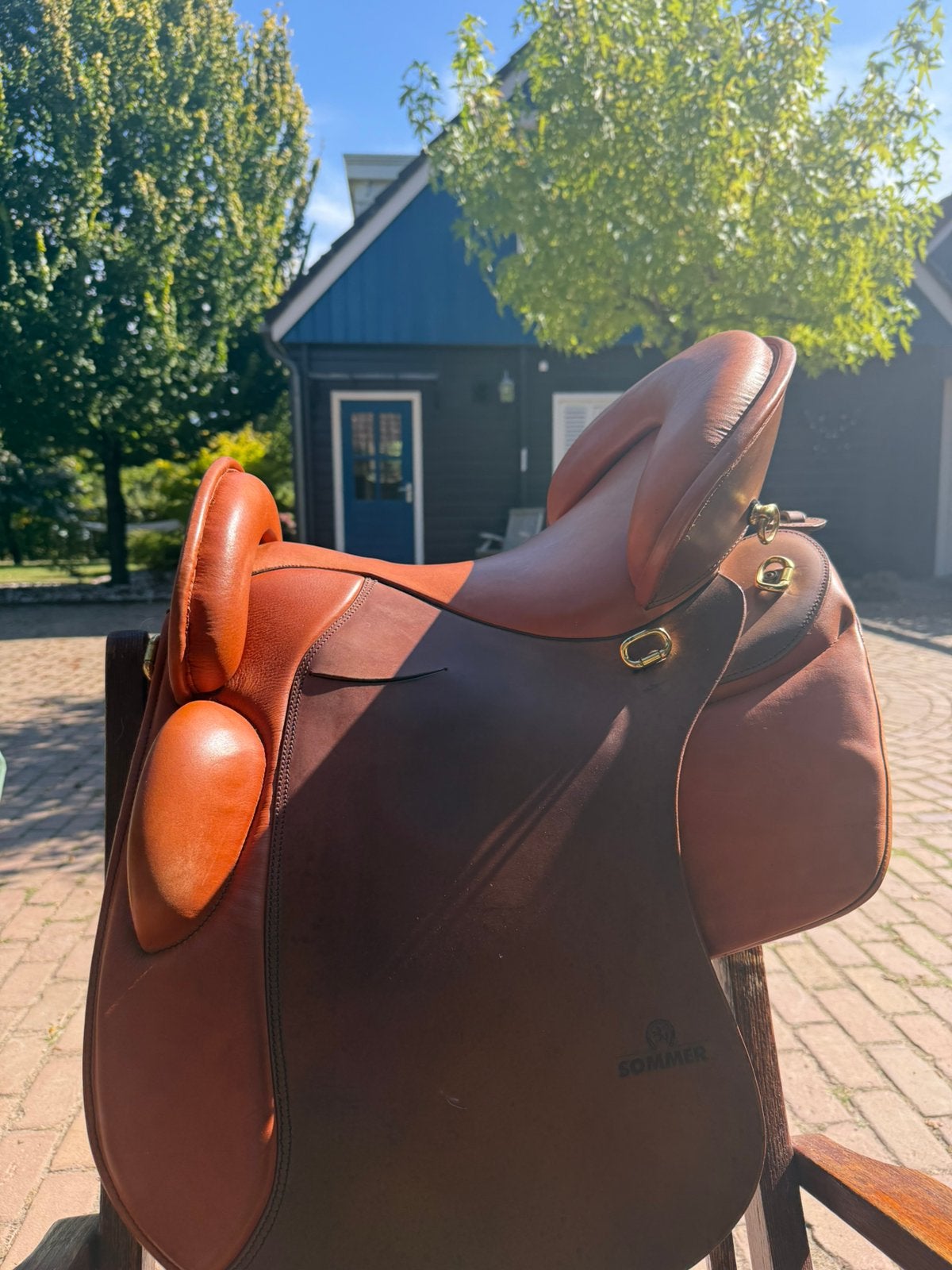 Sommer voyage zadel 17 zoll, Dieren en Toebehoren, Paarden en Pony's | Zadels, Ophalen, Dressuur, Overige merken, M (17 inch)