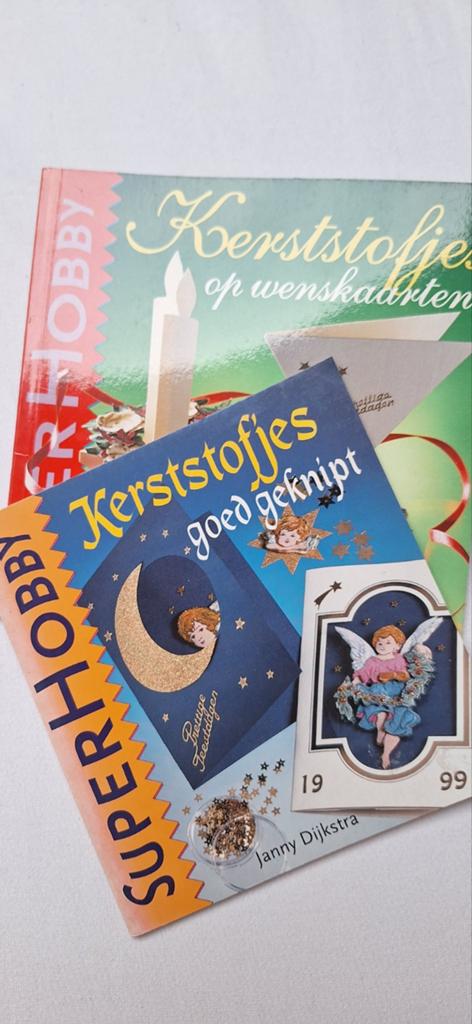 Kaarten met kerst stofjes, Verzenden, Knutselwerk