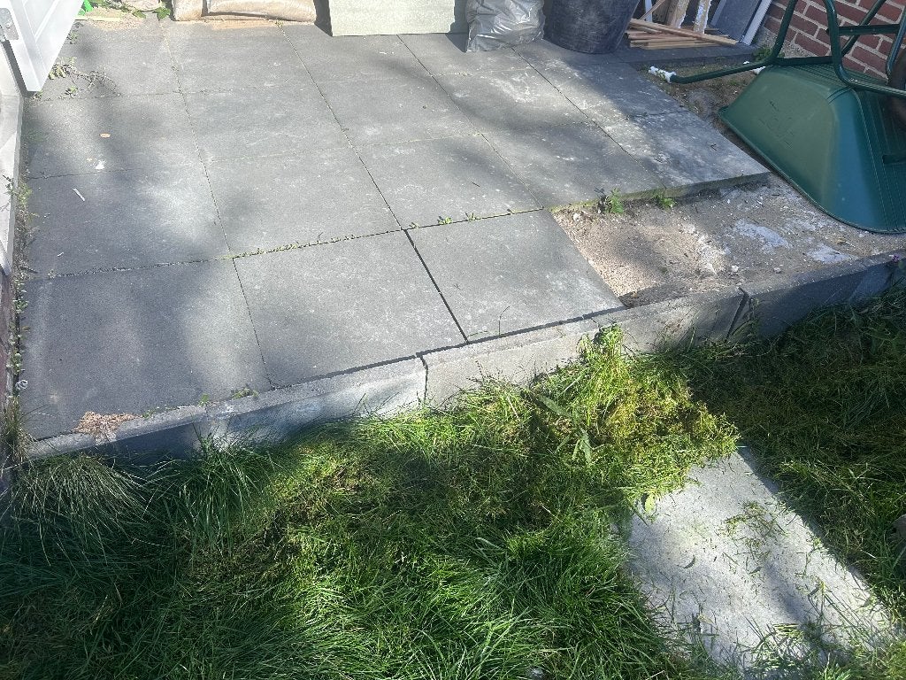 Tuin Tegels, Tuin en Terras, Ophalen, Gebruikt, 5 tot 10 m², Beton