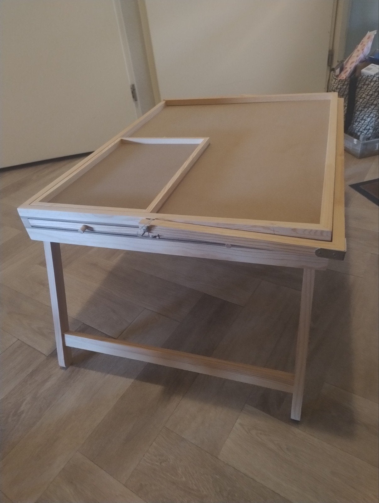 Houten puzzel tafel, Ophalen, Minder dan 500 stukjes, Gebruikt