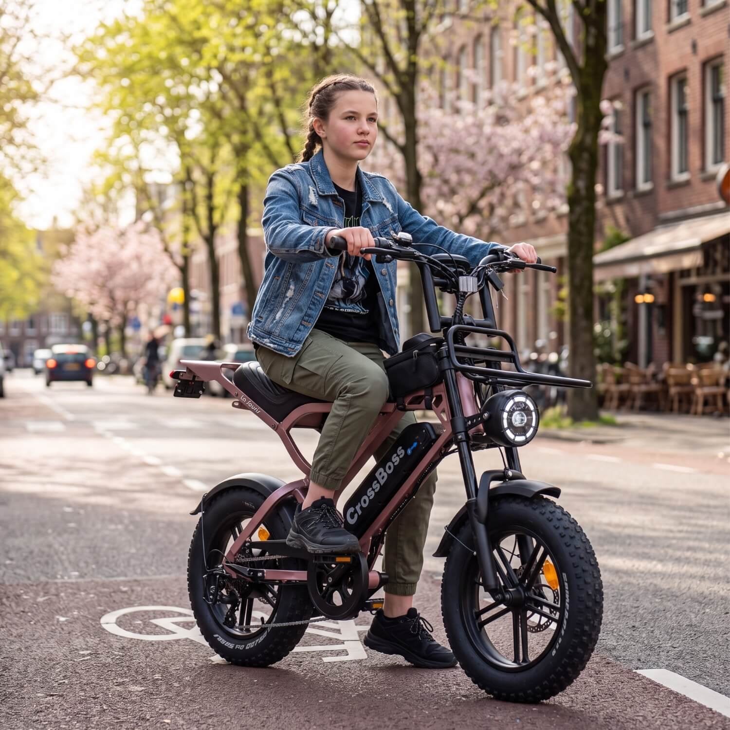 CrossBoss V20 Pro Mini Rose Gold Fatbike, Overige merken, Nieuw, Ophalen of Verzenden, Minder dan 47 cm