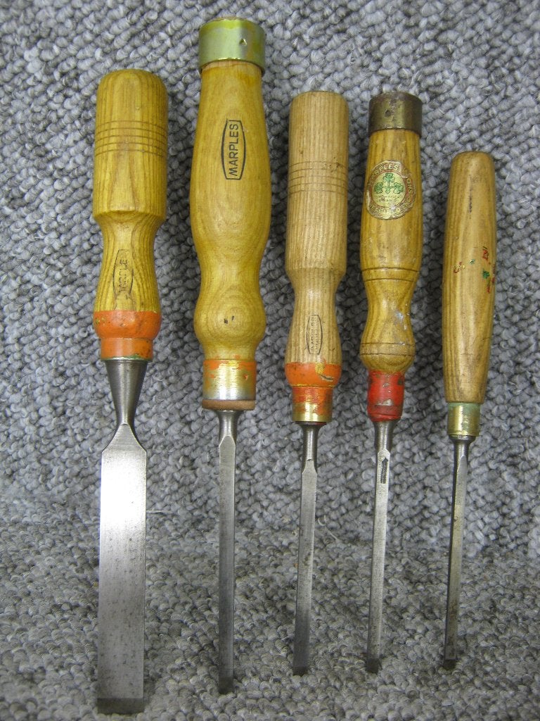 Beitels. 5 stuks. Marples, Verzenden