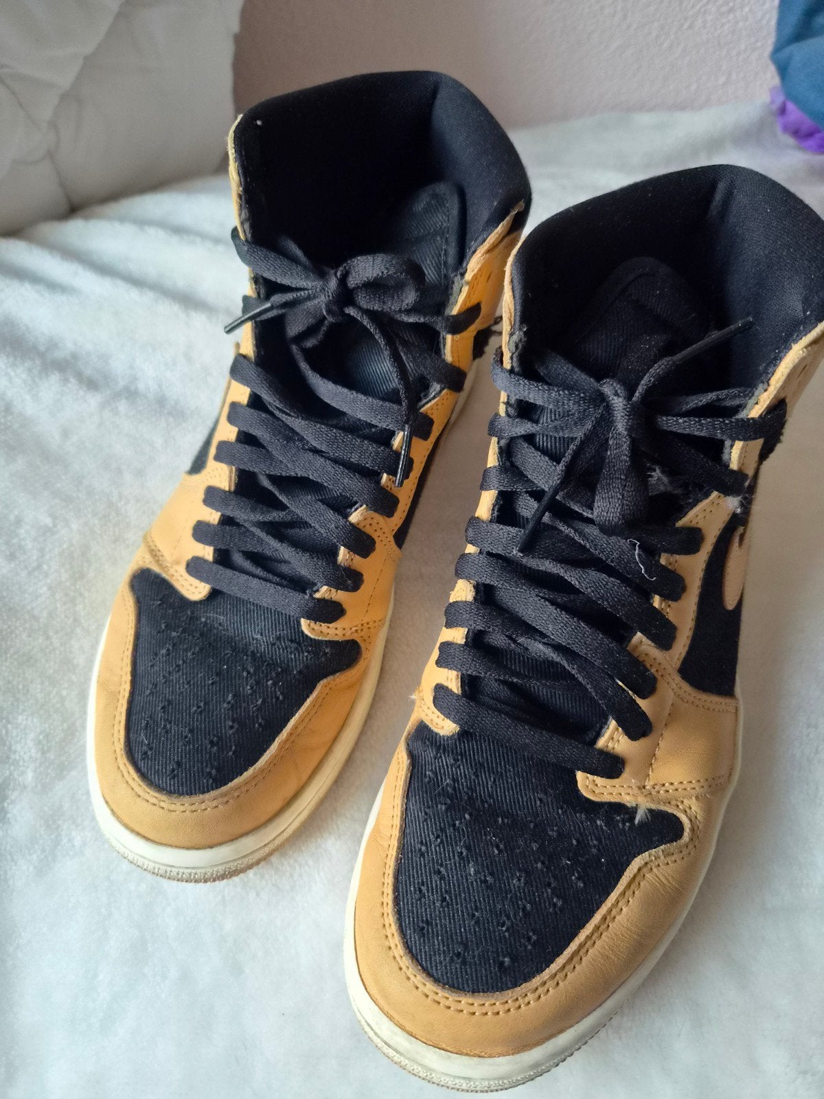 Nike Air Jordan 1  Maat 42, Kleding | Heren, Ophalen of Verzenden, Zo goed als nieuw, Bruin