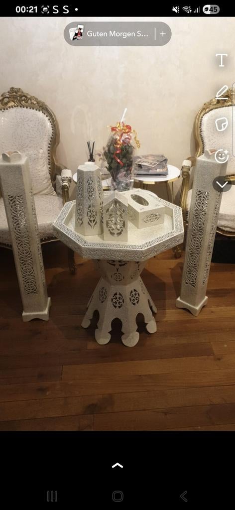 Marokkaanse henna decoratie set, Ophalen of Verzenden, Metaal, Zilver, Oosters