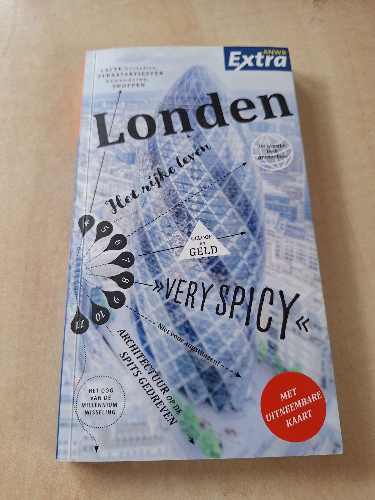 ANWB extra Reisgids Londen met kaart., Ophalen of Verzenden, Zo goed als nieuw, Overige onderwerpen