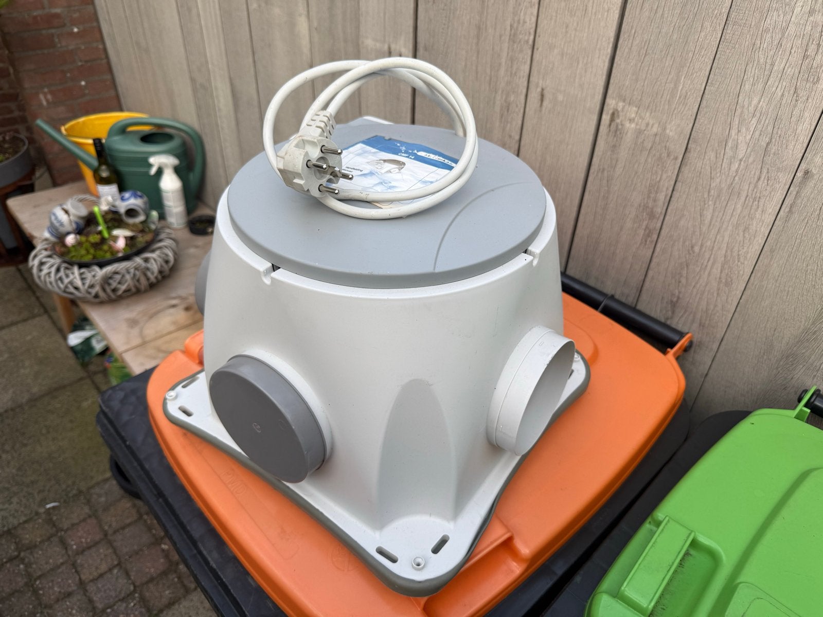 Stork Air Afzuigbox met Perilex stekker, Ophalen of Verzenden, Gebruikt, Afzuiger