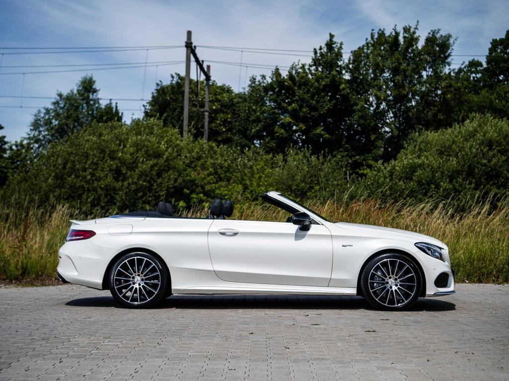 Mercedes C-klasse Cabrio C43 AMG 367PK Speedshift 4MATIC Bur, Auto's, Mercedes-Benz, 1770 kg, 4 stoelen, Leder, Bedrijf