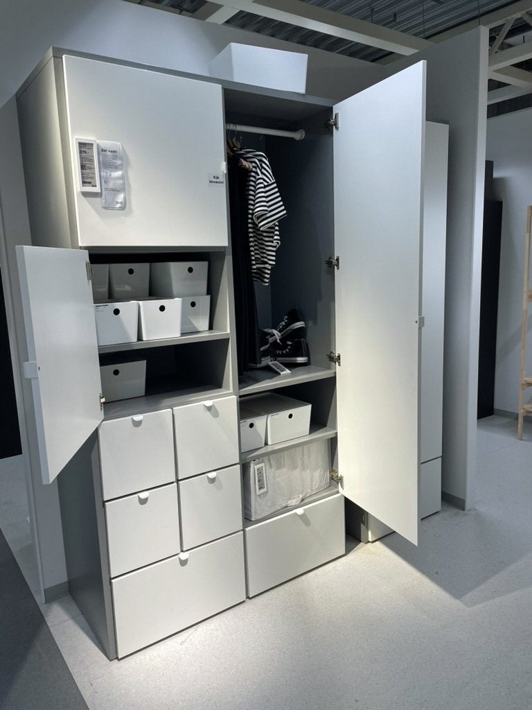 Kast IKEA 'Visthus', Huis en Inrichting, Ophalen, 100 tot 150 cm, 200 cm of meer, Zo goed als nieuw