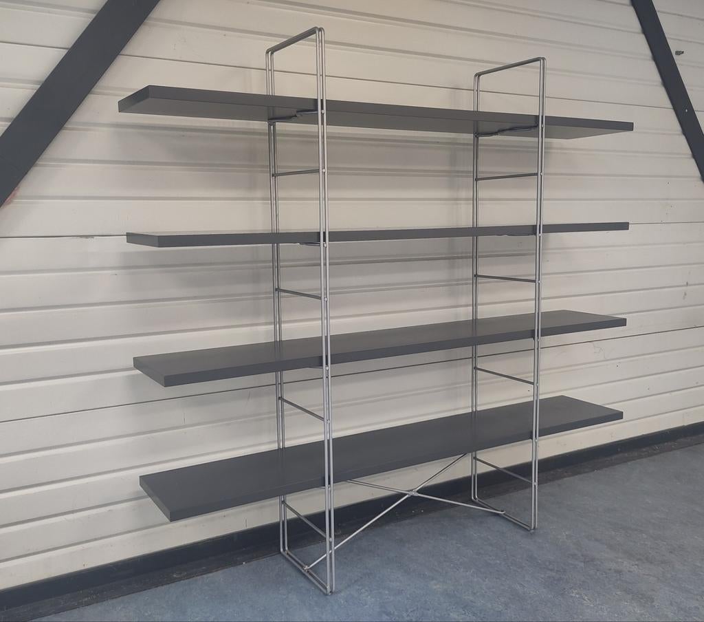 Vintage Ikea kast Enetri Niels Gammelgaard boekenkast, Met plank(en), Gebruikt, ., 150 tot 200 cm