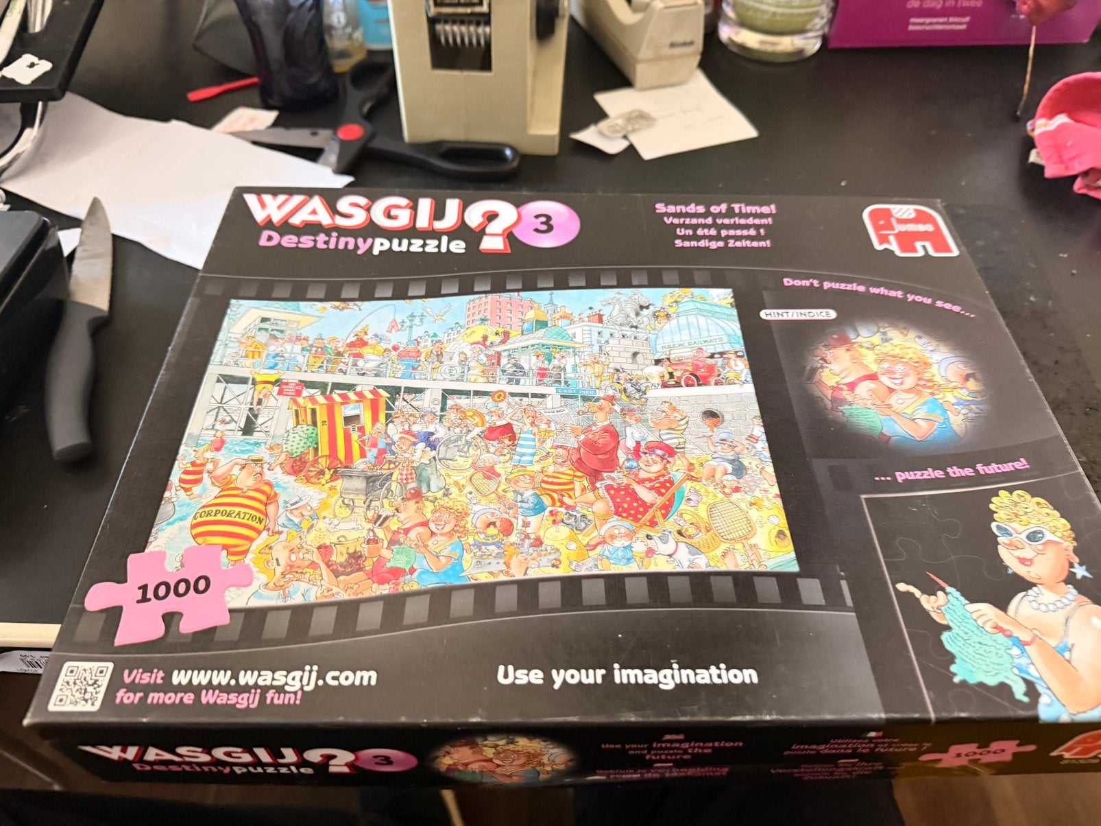 Wasgij puzzels in nieuwstaat, Hobby en Vrije tijd, Denksport en Puzzels, Zo goed als nieuw, 500 t/m 1500 stukjes, Ophalen of Verzenden