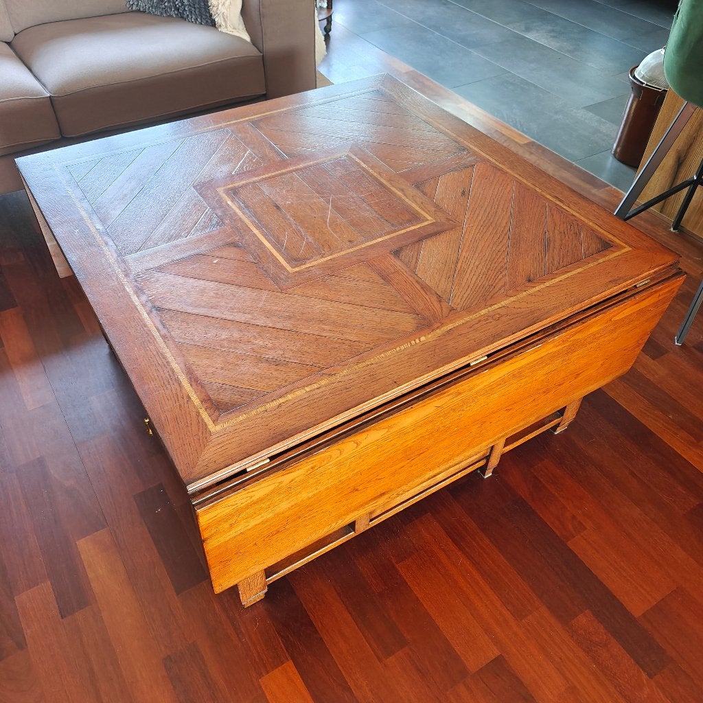 Vintage salontafel van massief eiken - RAC, Ophalen, Zo goed als nieuw, Antiek/vintage, 5 – 50