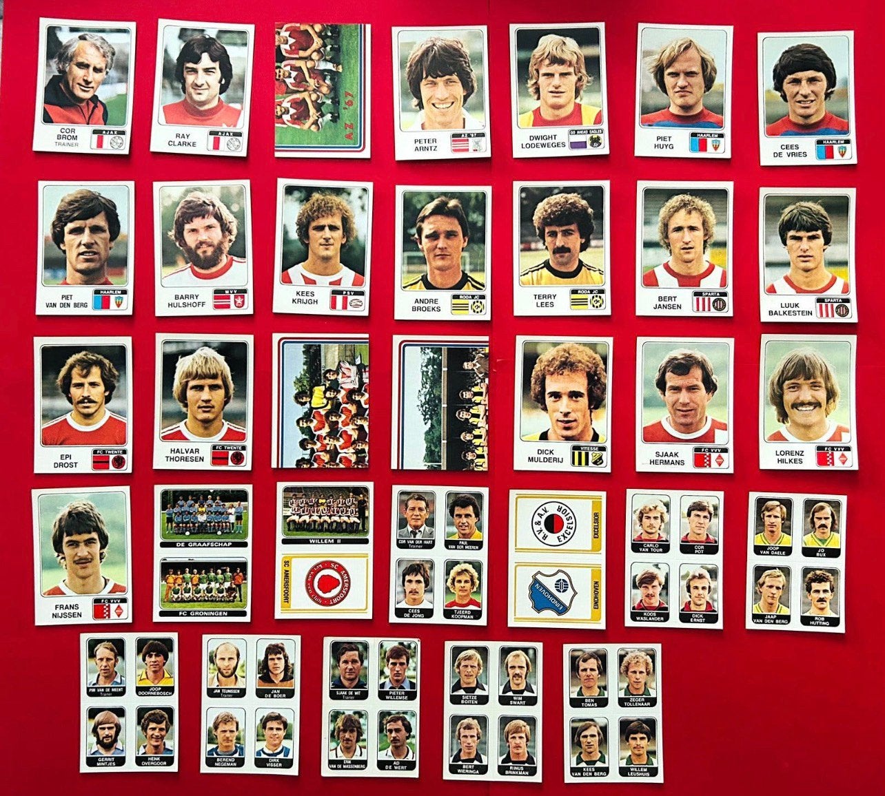 Panini - Voetbal 79 - kavel 33 voetbalplaatjes, Ophalen of Verzenden, Zo goed als nieuw, Ajax, Poster, Plaatje of Sticker
