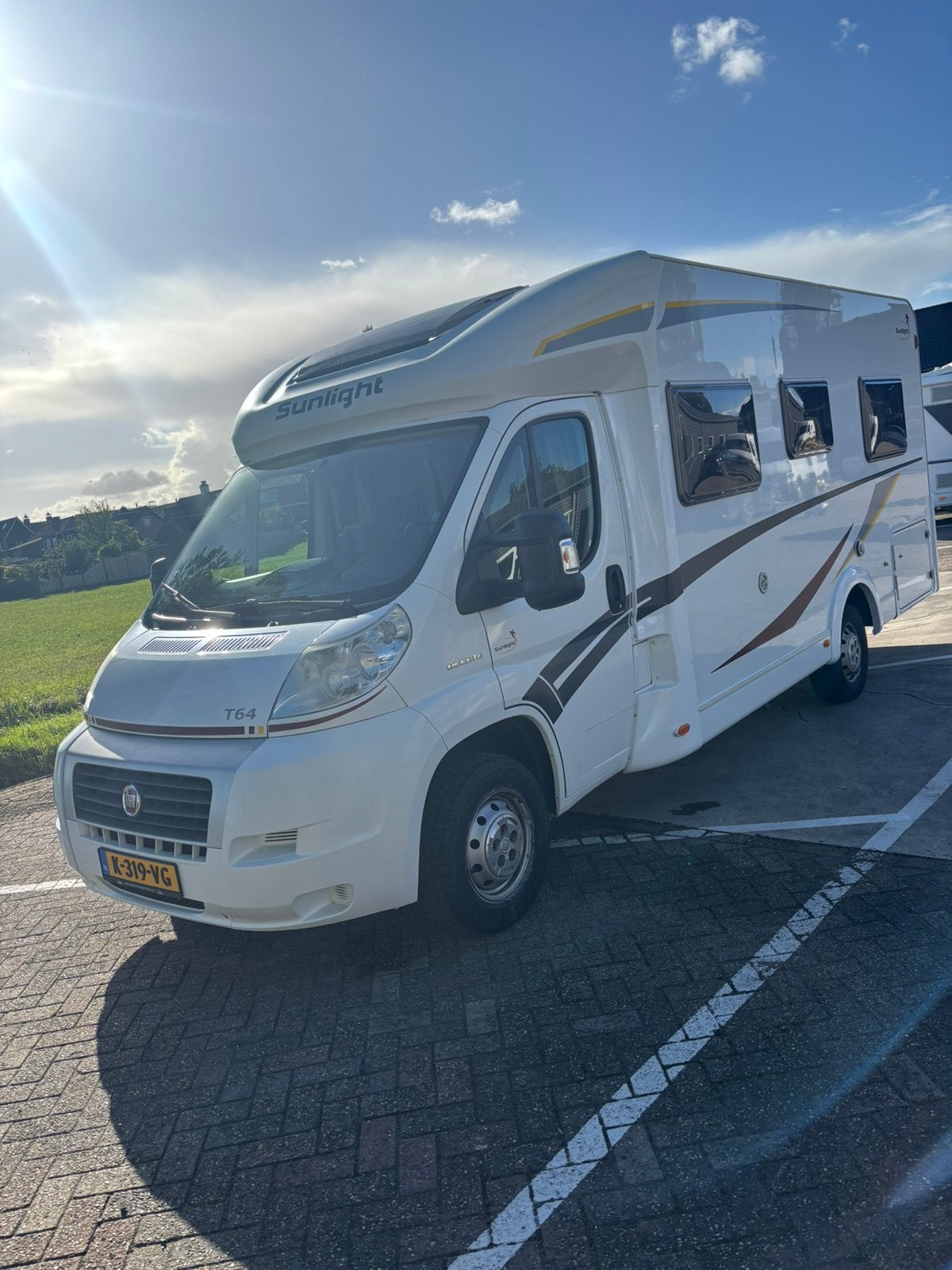 Een Fiat Sunlight T64 camper., Sunlight, Ringverwarming, Fiat, 6 tot 7 meter