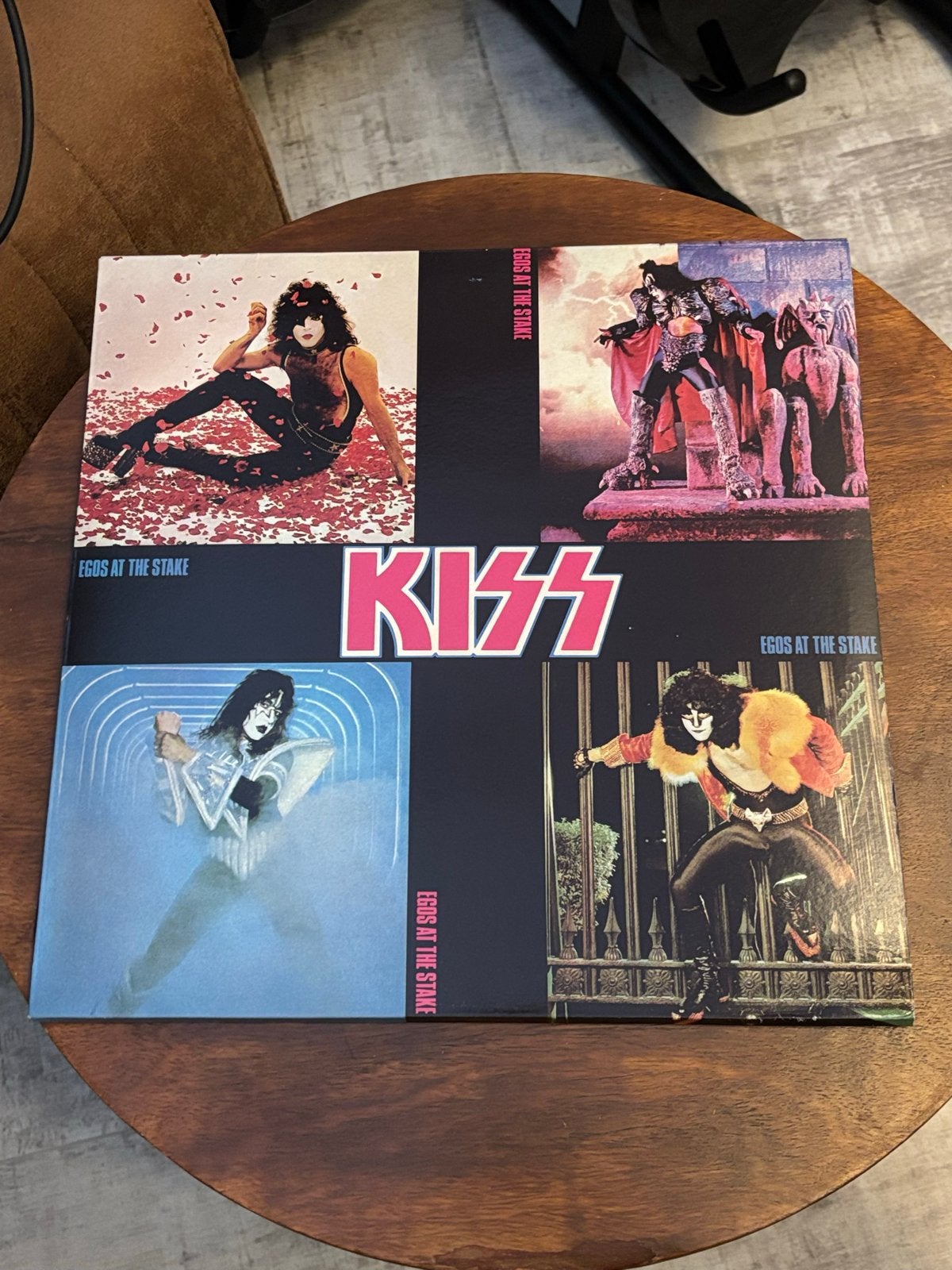 KISS - Egos at the Stake Wembley Arena 1980 (Goud Vinyl), Hard Rock, Ophalen of Verzenden, Zo goed als nieuw, 12 inch
