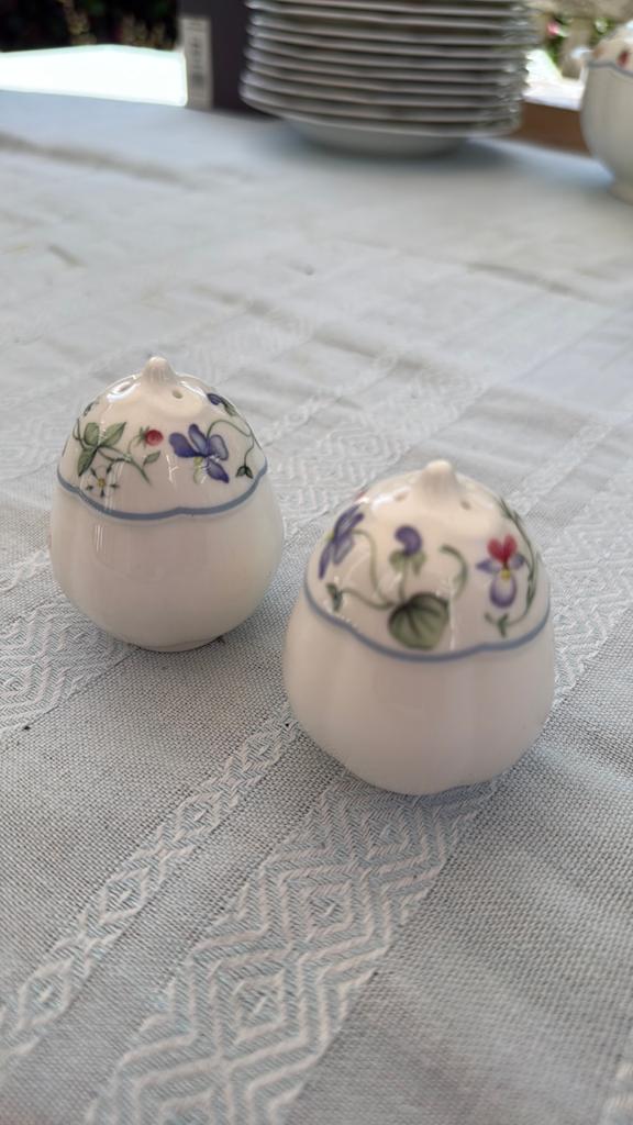 Villeroy & Boch Mariposa peper- en zoutstel, Ophalen of Verzenden, Zo goed als nieuw