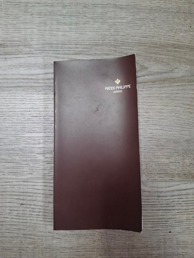 Patek Philippe horlogeboekje (1999), Ophalen of Verzenden