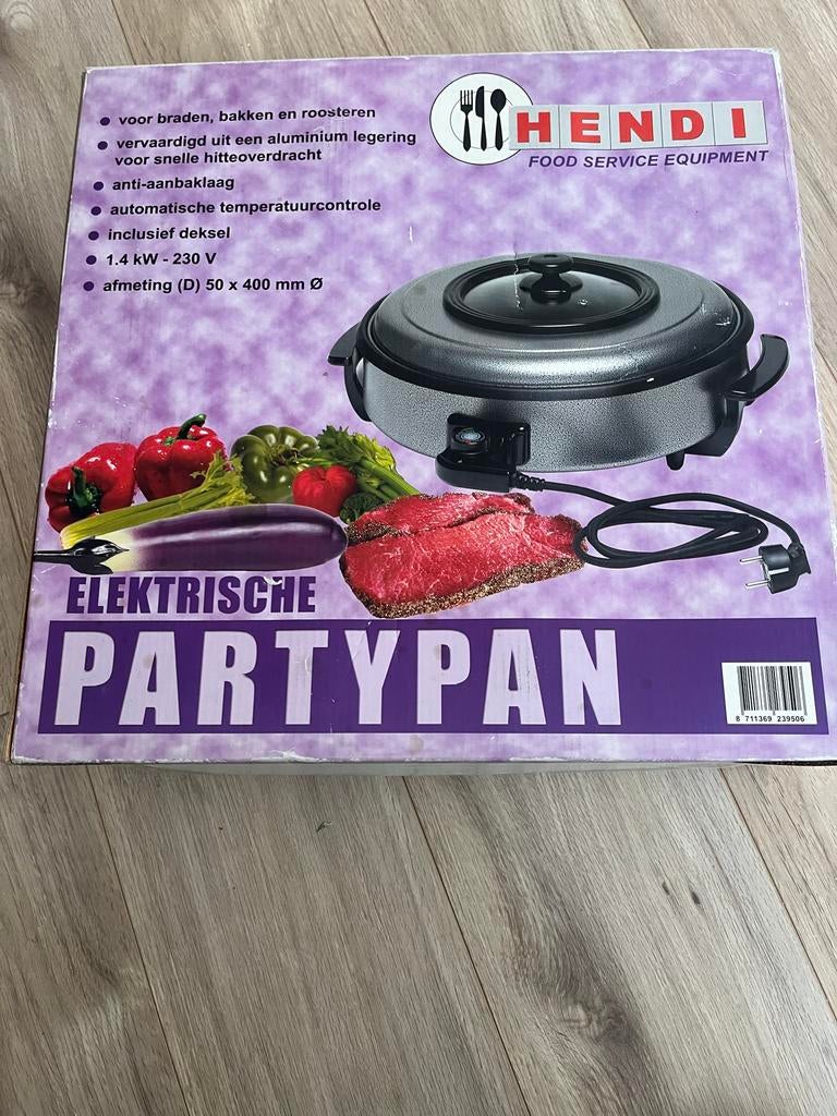 Hendi elektrische partypan, Witgoed en Apparatuur, Overige Witgoed en Apparatuur, Nieuw, Ophalen