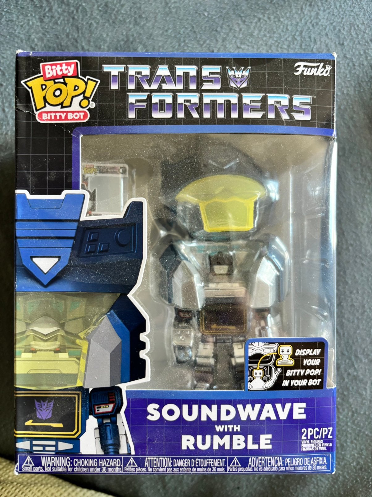 Nieuw in verpakking bitty pop soundwave transformers, Verzenden, Nieuw