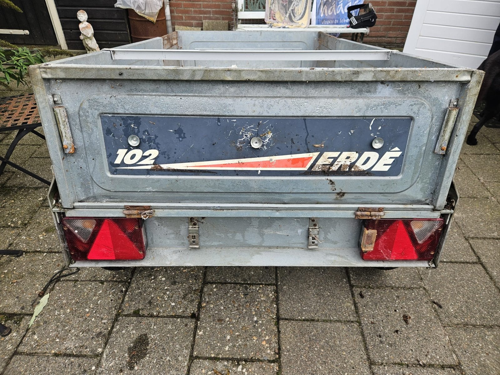 Compacte Erdé 102 lichte aanhanger (ongeremd), Auto diversen, Ophalen, Gebruikt