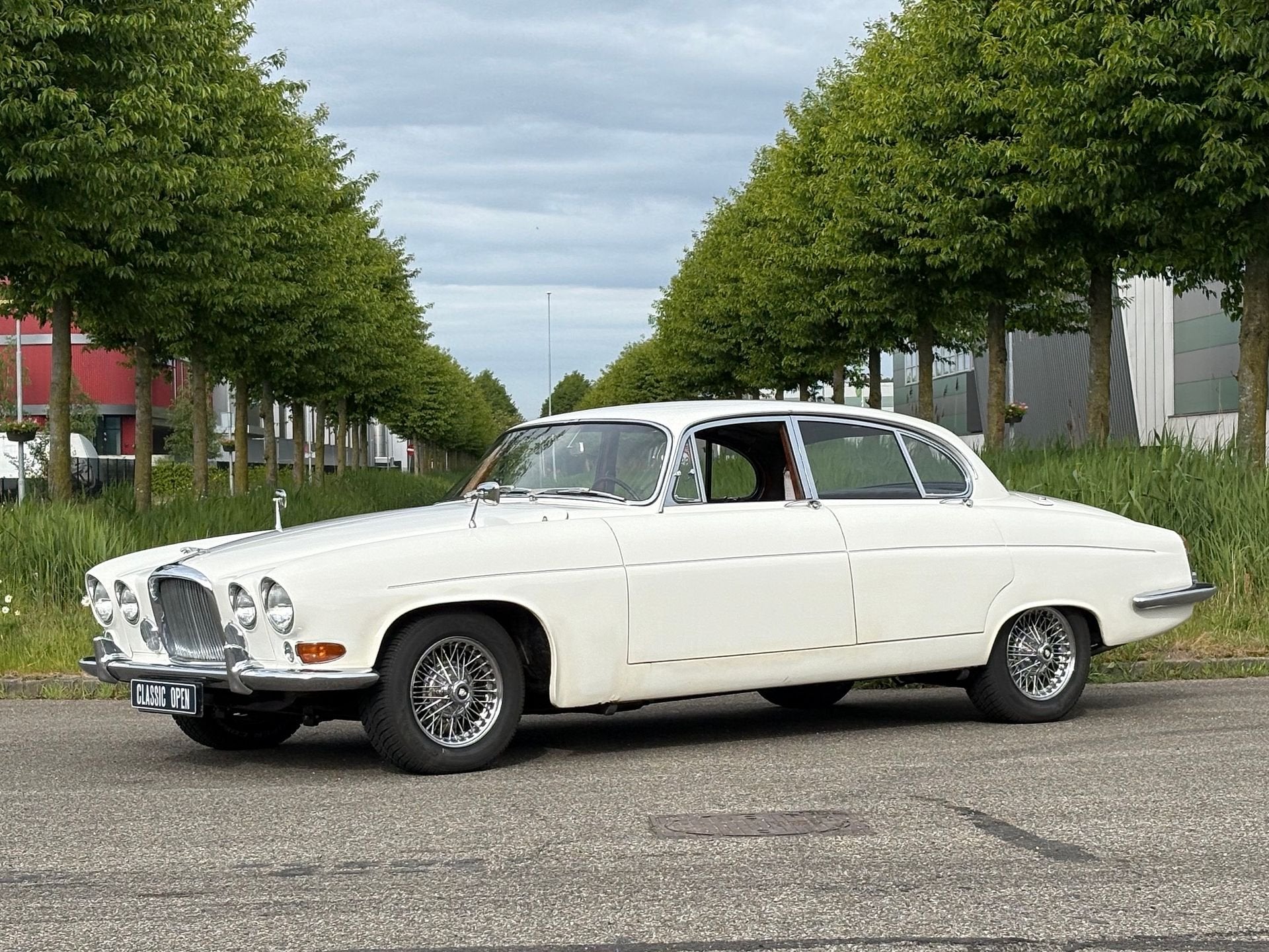 Jaguar MK10, Wit, Bedrijf, Blauw, Sedan