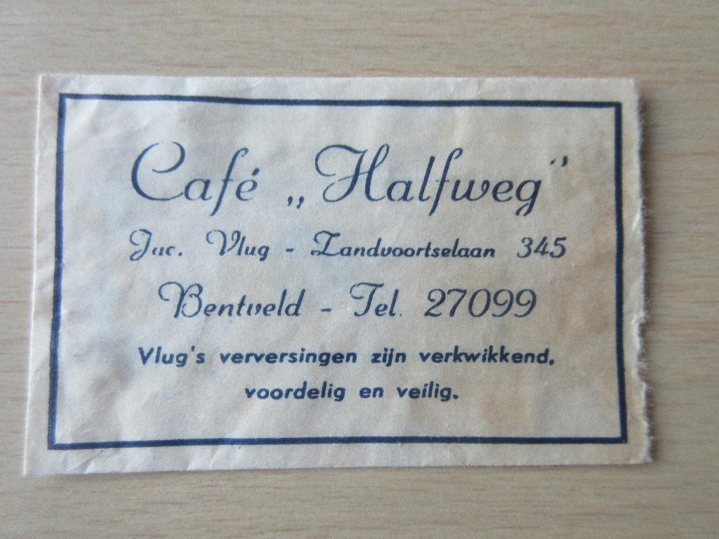 Bentveld, café Halfweg, Verzenden, Nederland