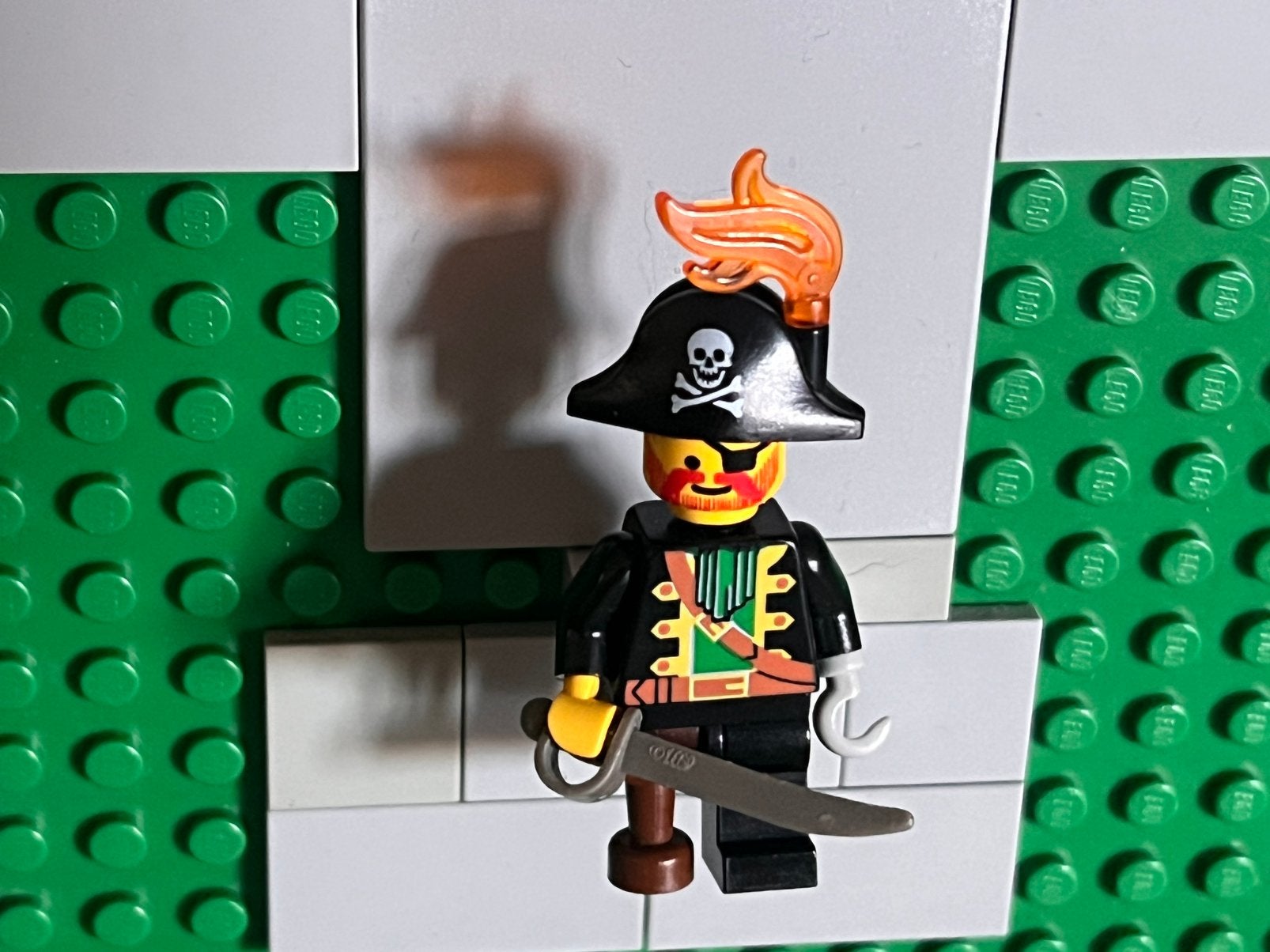 Lego kapitein roodbaard piraten minifiguur, Ophalen of Verzenden, Zo goed als nieuw