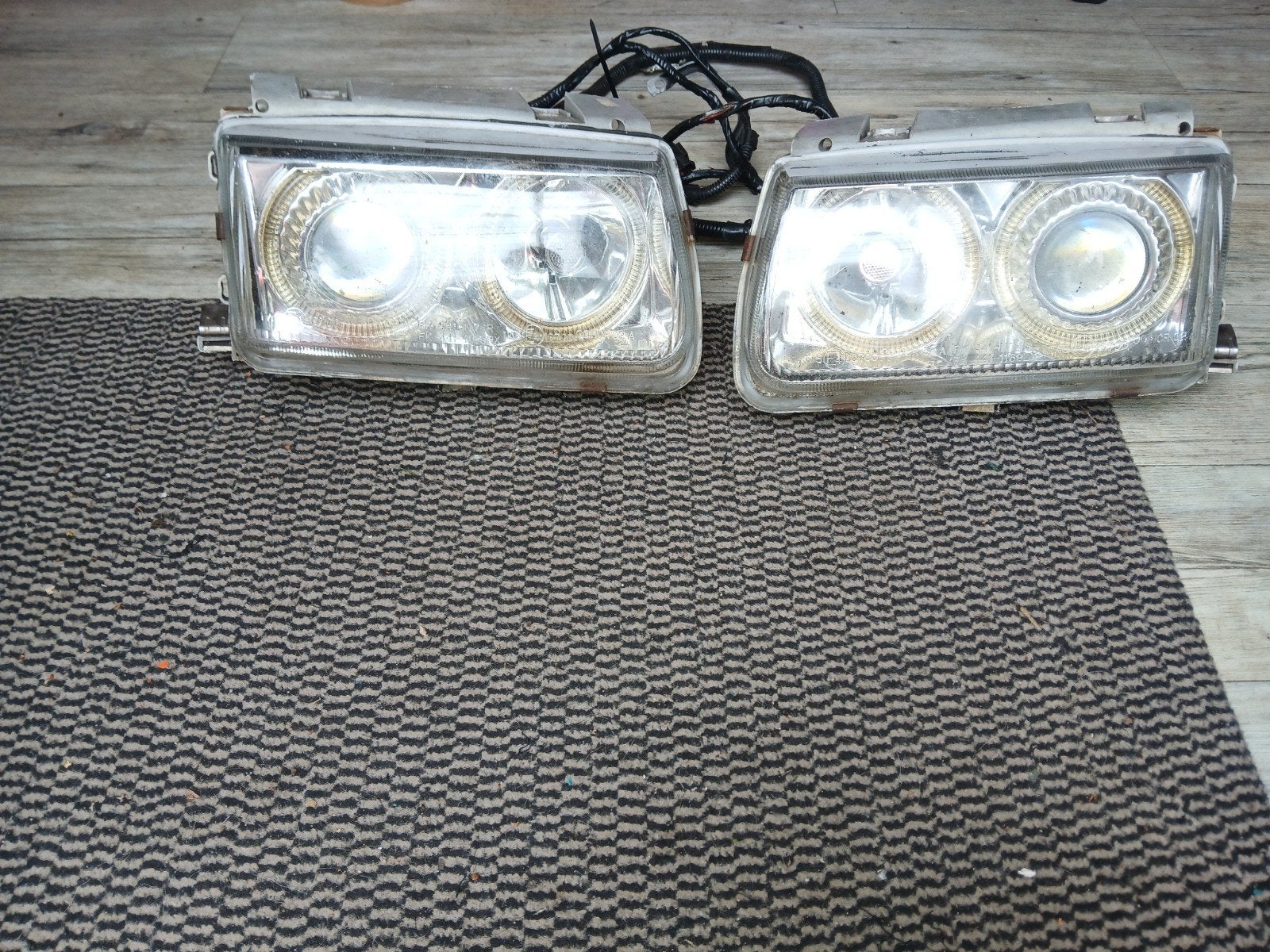 Set koplampen met angel eyes, Ophalen of Verzenden, Nieuw, Volkswagen