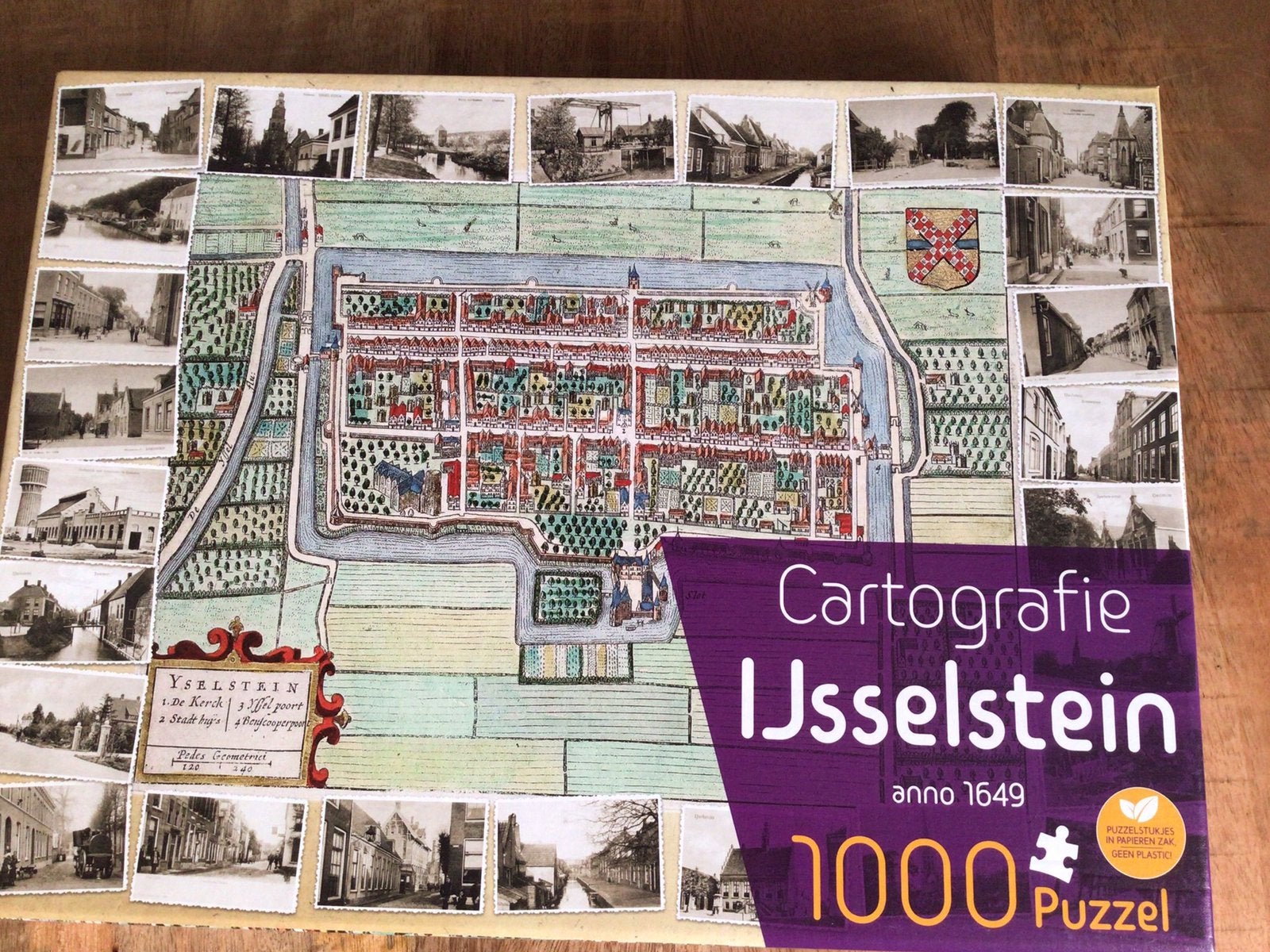 Cartgrafie IJsselstein puzzel, Ophalen, 500 t/m 1500 stukjes, Zo goed als nieuw