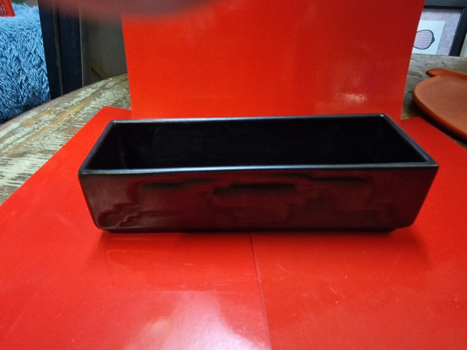 Zenith Gouda 437 Cactuspot Zwart 7x21x5 cm, Antiek en Kunst, Ophalen