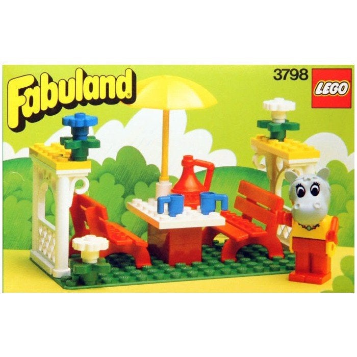 Lego Fabuland 3798: Hippopotamus Picknick, Gebruikt, Overige thema's, Lego, Ophalen of Verzenden