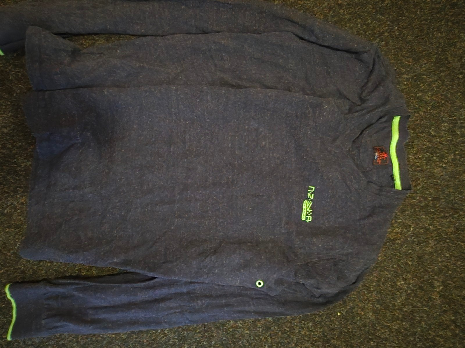 NZ New Zealand heren shirt lange mouw, maat L, Maat 52/54 (L), Blauw, Gedragen, NZ New Zealand