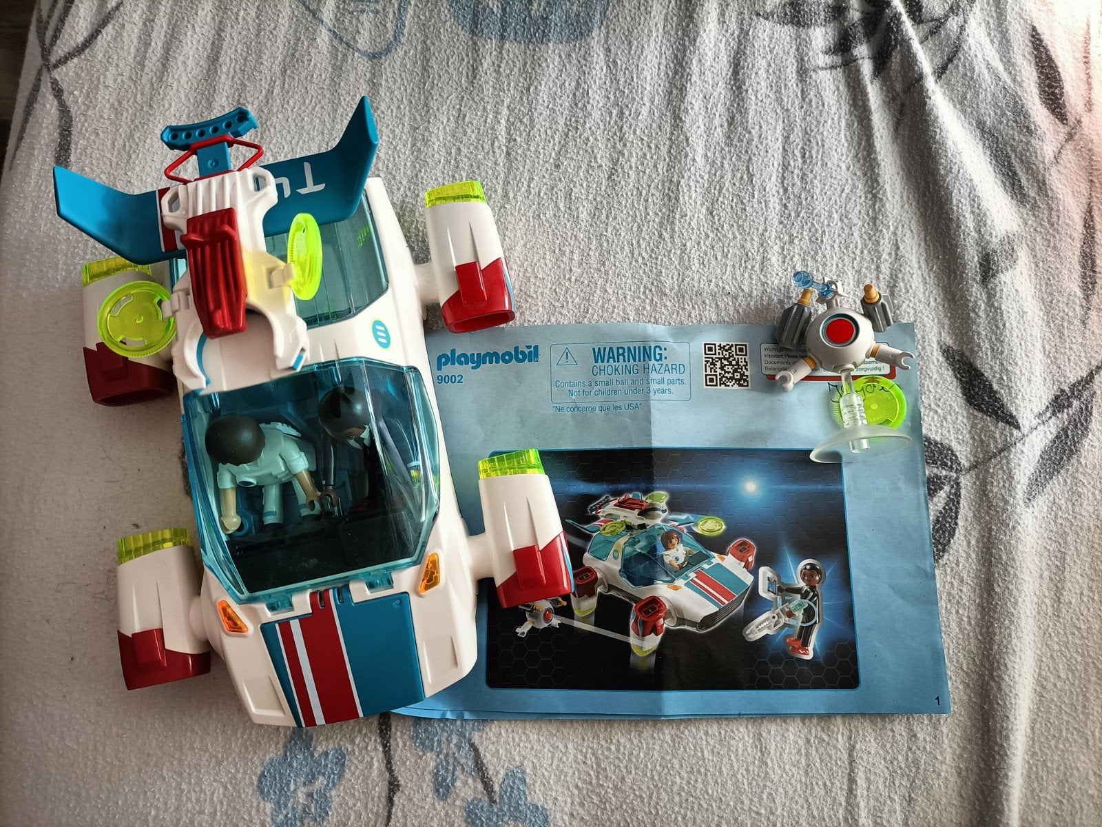 Playmobil Ruimteschip 9002 super 4, Ophalen of Verzenden, Gebruikt