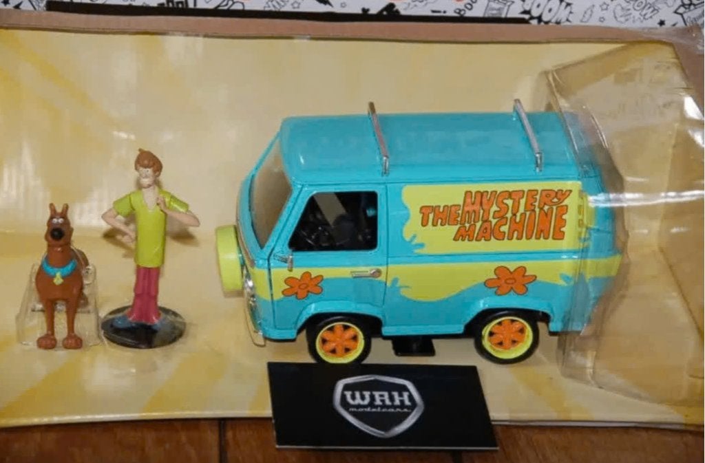 1:24 MYSTERY MACHINE SCOOBY DOO JADA in box WRH, Verzenden, Zo goed als nieuw, Auto, Jada