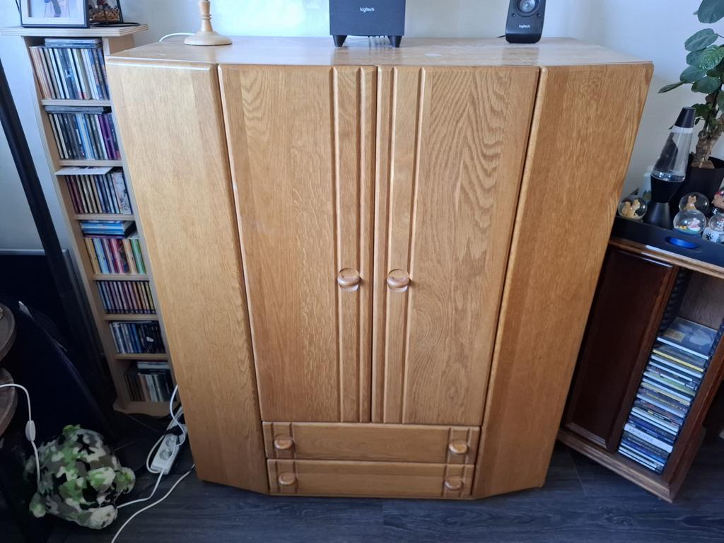 Houten televisie kast, Huis en Inrichting, Ophalen, Gebruikt, 100 tot 150 cm, 50 tot 100 cm
