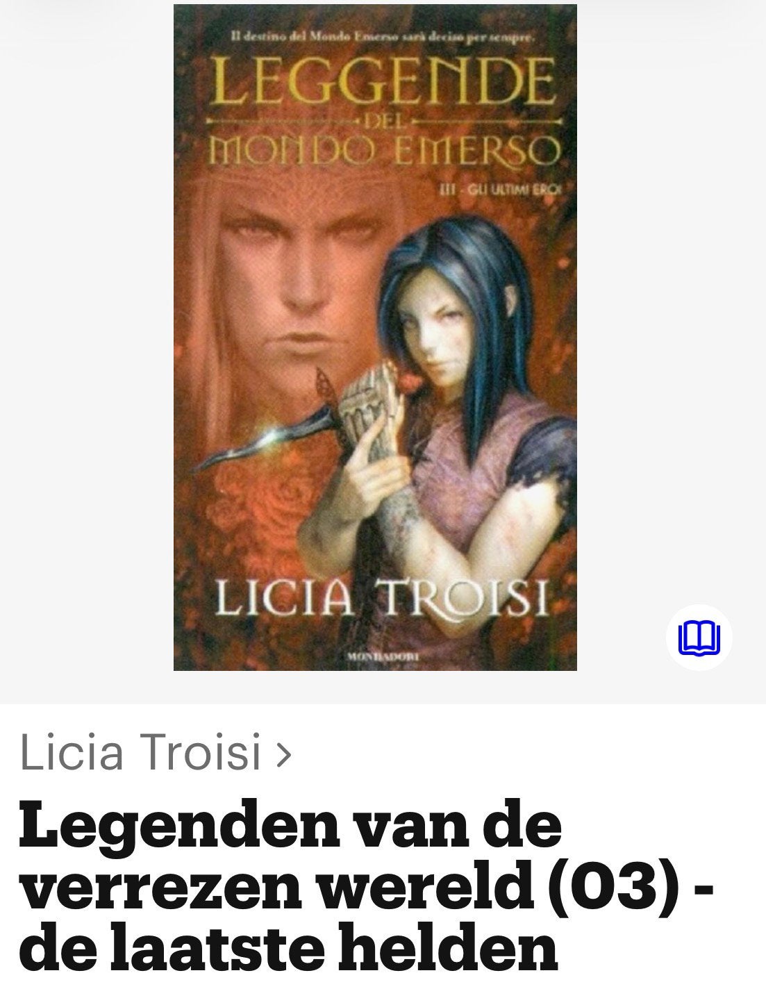 Gezocht: Licia Troisi de laatste helden, Boeken, Ophalen