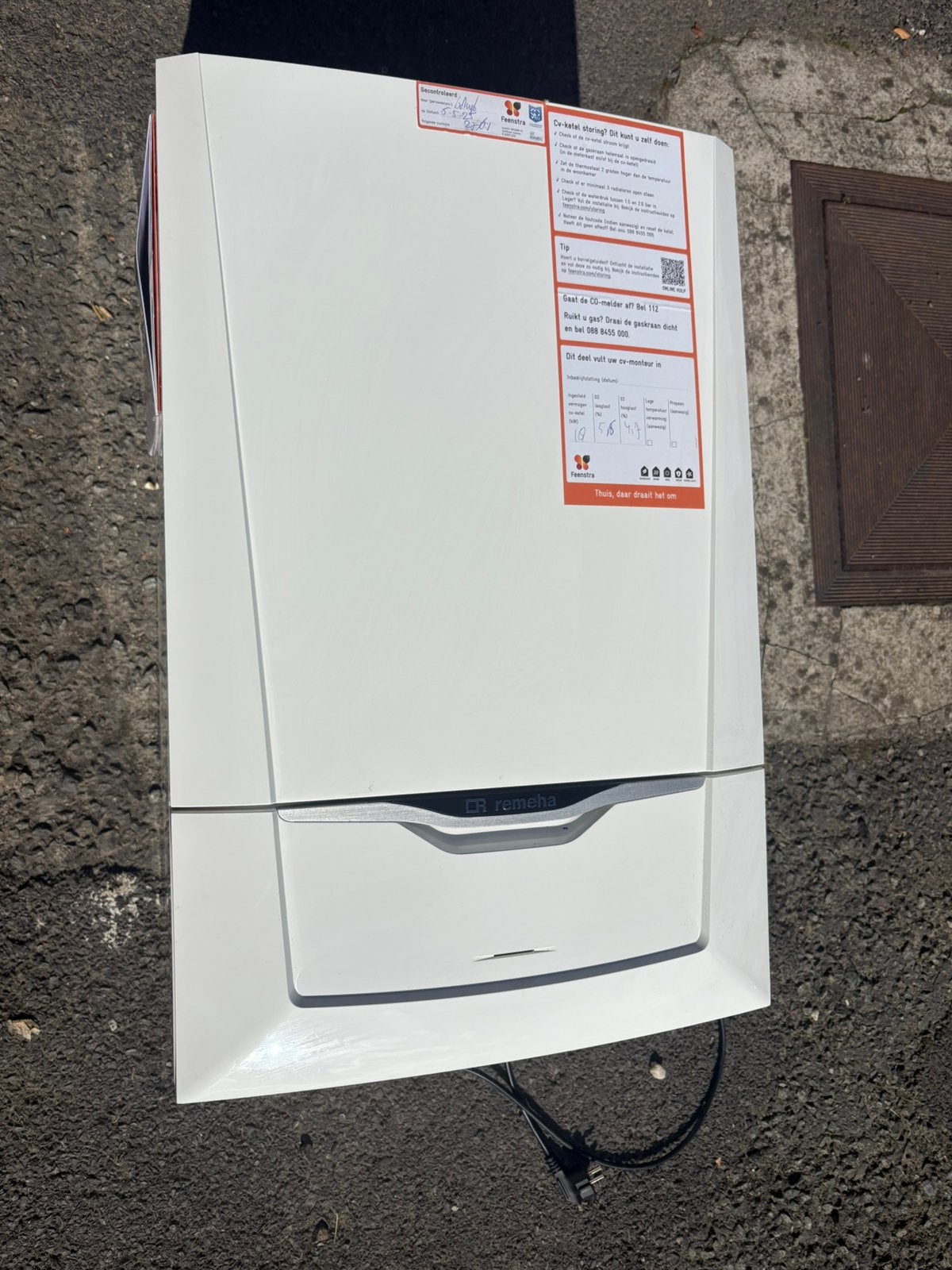 Remeha Calenta ACE 40C cv ketel, Ophalen, Boiler, Minder dan 20 liter, Minder dan 3 jaar oud