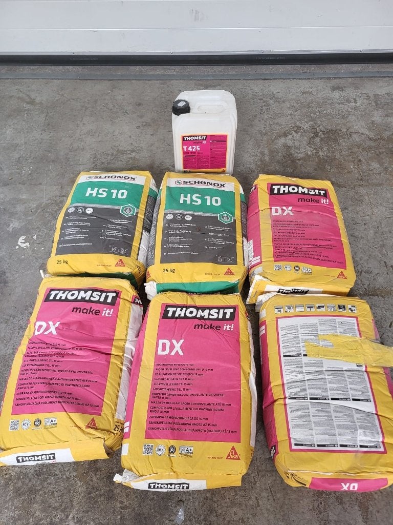 Thomsit & Schönox Egaline Pakket | Nieuw, Vloerbewerking of Renovatie